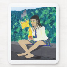 Young Fire Mage mousepad