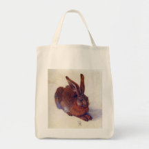 Young Hare by Albrecht Durer, Renaissance Art Bag