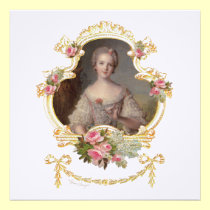 Young Marie Antoinette Invitation Cards invitations