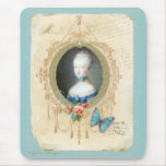 Young Marie Antoinette n Butterfly Art Mousepad