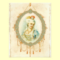Young Marie Antoinette Portrait Invitations invitations