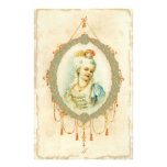 Young Marie Antoinette Portrait Customized Stationery