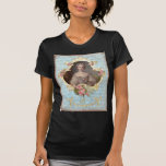Young Marie Antoinette with Pink Roses T Shirt