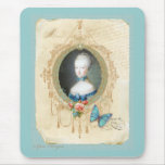Young Queen Marie Antoinette n Butterfly Mousepad