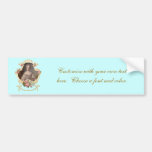 Young Queen Marie Antoinette Roses Bumper Stickers