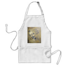 young woman 2 aprons