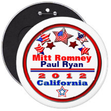 Your Candidate California Pinback Button