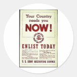 Your Country Needs You Now Stickers