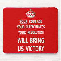Your Courage Will Bring Us Victory. Best Price Mousemat