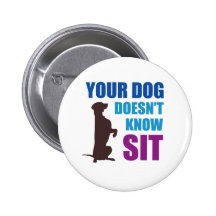 Your Dog Doesn't Know Sit Button