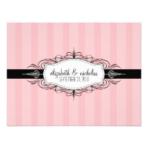 YOUR Favourite Colour: Chic Deco Wedding Invitatio