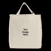 Your Image Here Template embroidered bags