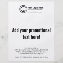 Your Logo Here Simple & Custom Marketing Flyer