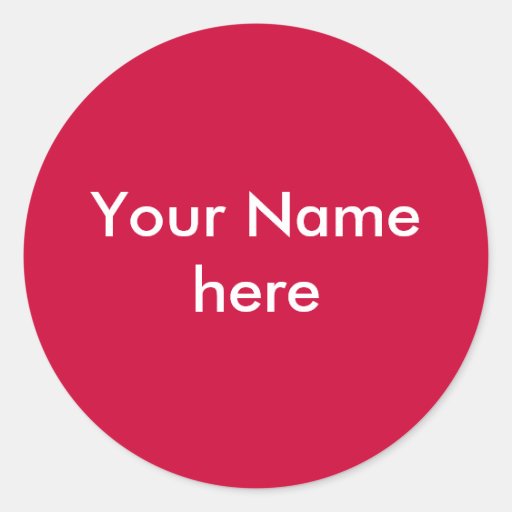 your-name-sticker-create-your-own-zazzle