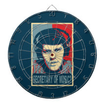 Your Obamicon.Me Dartboard With Darts