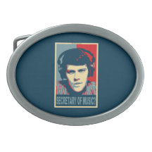 Your Obamicon.Me Oval Belt Buckle