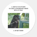 Your Photo! Best Friend Staffordshire Terrier Mix Stickers