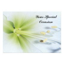 Your Special Occasion Flower Invitation