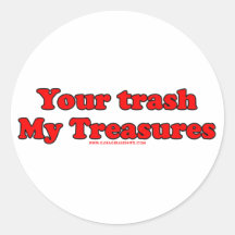 Your Trash My Treasures Sticker