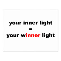 Your Winner Light Post Cards