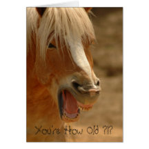 You're How Old ?!? Greeting Card
