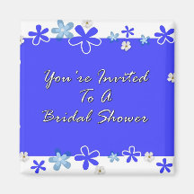 You're Invited To A Bridal Shower Refrigerator Magnets