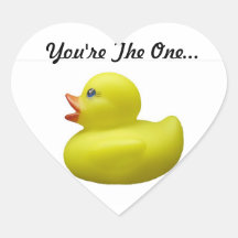 You're THe One Heart Sticker