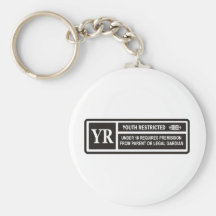 YOUTH RESTRICTED KEY CHAIN