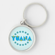 Yuana in Flores Blue Key Chains