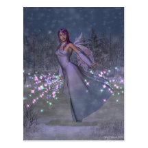 Yule Fairy Postcard