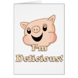 Yummy Bacon Greeting Card
