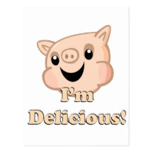 Yummy Bacon Postcard
