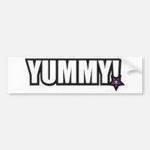 YUMMY! Bumper Sticker