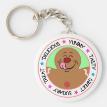 Yummy Gingerbread Man Cookie Key Chains