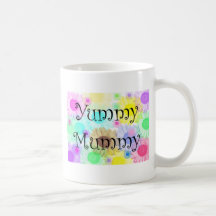yummy mummy flowers mugs