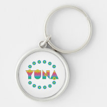 Yuna in Flores Rainbow Key Chain