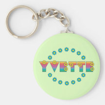 Yvette in Flores Rainbow Key Chains