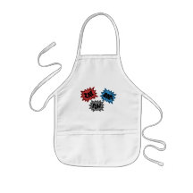 ZAP BAM POW Comic Sound FX - Original Aprons