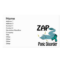ZAP Panic Disorder Business Card Template