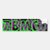 ZBMC GHOST OF ZEN SUPPORT STICKER BUMPER STICKERS