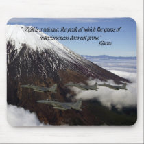 Zeal is a volcano, the peak of which the grass of mousepads