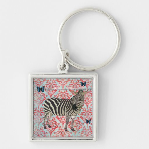 Zeb & Blue Boho Butterflies Keychain