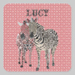 Zeb & Zenya Name Sticker stickers