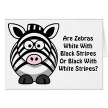 Zebra Art Greeting Cards