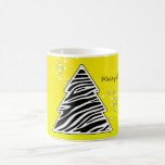 Zebra Christmas Tree Mug