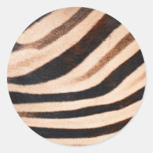 Zebra Fur Sticker