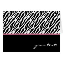 Zebra Greeting Card