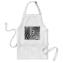 Zebra Head Apron
