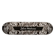 Zebra Head Skateboard Deck