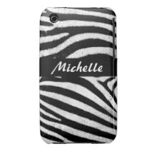Zebra iPhone 3G/3GS Case-Mate Barely There™ iPhone 3 Case